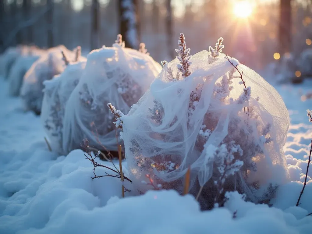 Zabezpieczanie ogrodu przed mrozem